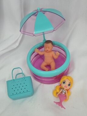 My Mini Baby Pool Bogg Bag Mermaid Silicone Doll